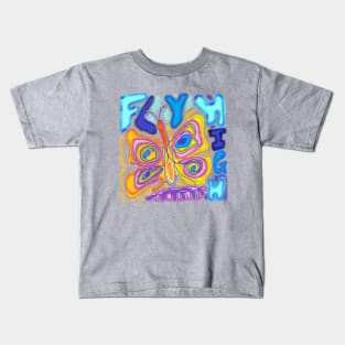 fly high butterfly Kids T-Shirt